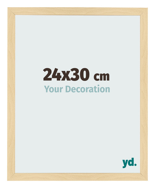 Photo Frame 24x30cm Beech Design MDF Bologna Front Size | Yourdecoration.co.uk