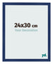 Photo Frame 24x30cm Dark Blue Swept MDF Bologna Front Size | Yourdecoration.co.uk