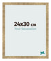 Photo Frame 24x30cm Gold Antique MDF Bologna Front Size | Yourdecoration.co.uk
