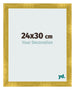 Photo Frame 24x30cm Gold Vintage MDF Pisa Front Size | Yourdecoration.co.uk