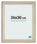 Photo Frame 24x30cm Metallic Gloss MDF Lazio Front Size | Yourdecoration.co.uk