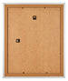 Photo Frame 24x30cm Silver Matte MDF Lazio Back | Yourdecoration.co.uk