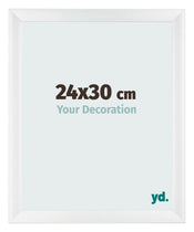 Photo Frame 24x30cm White Vintage MDF Pisa Front Size | Yourdecoration.co.uk