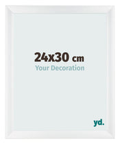Photo Frame 24x30cm White Vintage MDF Pisa Front Size | Yourdecoration.co.uk