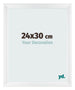 Photo Frame 24x30cm White Vintage MDF Pisa Front Size | Yourdecoration.co.uk