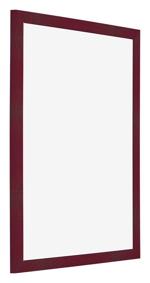 Photo Frame 24x30cm Wine Red Swept MDF Bologna Front Oblique | Yourdecoration.co.uk