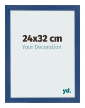 Photo Frame 24x32 cm Dark Blue MDF Bologna Front Size | Yourdecoration.co.uk