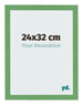 Photo Frame 24x32 cm Green MDF Bologna Front Size | Yourdecoration.co.uk