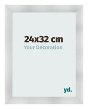 Photo Frame 24x32cm Aluminum Brushed MDF Pisa Front Size | Yourdecoration.co.uk