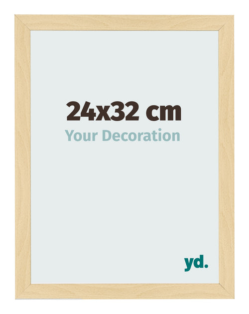 Photo Frame 24x32cm Beech Design MDF Bologna Front Size | Yourdecoration.co.uk
