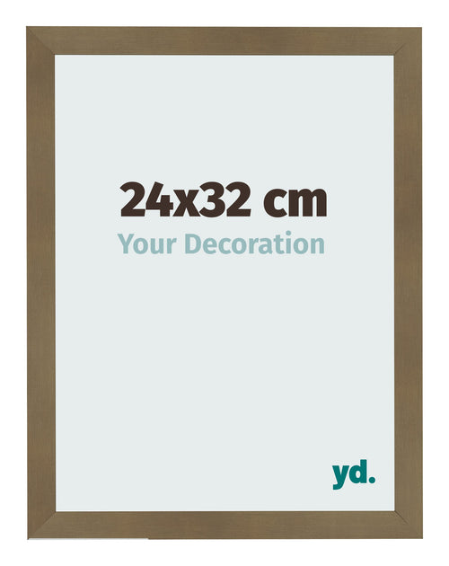 Photo Frame 24x32cm Bronze Design MDF Bologna Front Size | Yourdecoration.co.uk