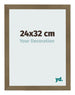 Photo Frame 24x32cm Bronze Design MDF Bologna Front Size | Yourdecoration.co.uk
