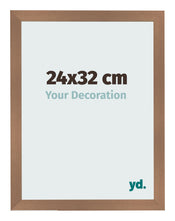 Photo Frame 24x32cm Copper Design MDF Bologna Front Size | Yourdecoration.co.uk