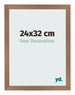 Photo Frame 24x32cm Copper Design MDF Bologna Front Size | Yourdecoration.co.uk