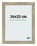 Photo Frame 24x32cm Gold Vintage MDF Pisa Front Size | Yourdecoration.co.uk