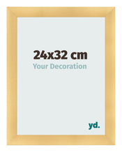Photo Frame 24x32cm Gold Vintage MDF Pisa Front Size | Yourdecoration.co.uk