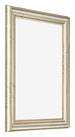 Photo Frame 24x32cm Metallic Gloss MDF Lazio Front Oblique | Yourdecoration.co.uk