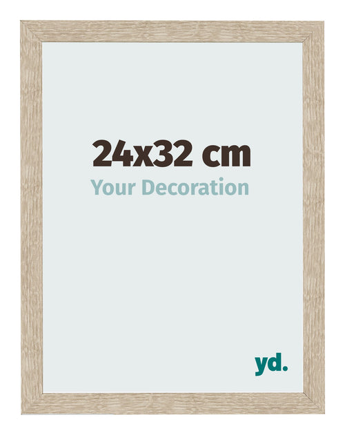 Photo Frame 24x32cm Sonoma Oak MDF Bologna Front Size | Yourdecoration.co.uk