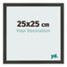 Photo Frame 25x25cm Anthracite MDF Bologna Front Size | Yourdecoration.co.uk