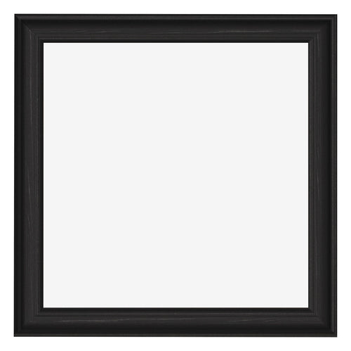 Photo Frame 25x25cm Black Woodgrain MDF Lazio Front | Yourdecoration.co.uk