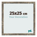 Photo Frame 25x25cm Blue Gold Melange MDF Bologna Front Size | Yourdecoration.co.uk