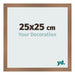 Photo Frame 25x25cm Copper Design MDF Bologna Front Size | Yourdecoration.co.uk