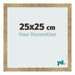Photo Frame 25x25cm Gold Antique MDF Bologna Front Size | Yourdecoration.co.uk