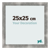 Photo Frame 25x25cm Metal Vintage MDF Pisa Front Size | Yourdecoration.co.uk