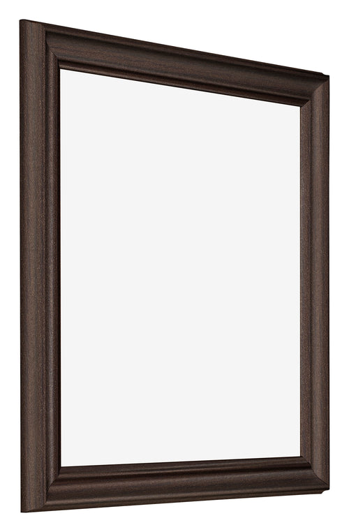 Photo Frame 25x25cm Oak Dark MDF Lazio Front Oblique | Yourdecoration.co.uk