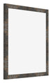 Photo Frame 25x25cm Oxidized Metal MDF Bologna Front Oblique | Yourdecoration.co.uk
