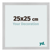 Photo Frame 25x25cm Stainless Steel MDF Bologna Front Size | Yourdecoration.co.uk