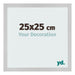 Photo Frame 25x25cm Stainless Steel MDF Bologna Front Size | Yourdecoration.co.uk