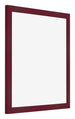 Photo Frame 25x25cm Wine Red Swept MDF Bologna Front Oblique | Yourdecoration.co.uk
