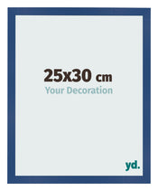 Photo Frame 25x30 cm Dark Blue MDF Bologna Front Size | Yourdecoration.co.uk