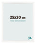 Photo Frame 25x30 cm White High Gloss MDF Bologna Front Size | Yourdecoration.co.uk