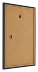 Photo Frame 25x30cm Black Woodgrain MDF Bologna Back Oblique | Yourdecoration.co.uk