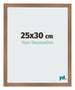 Photo Frame 25x30cm Copper Design MDF Bologna Front Size | Yourdecoration.co.uk