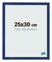 Photo Frame 25x30cm Dark Blue Swept MDF Bologna Front Size | Yourdecoration.co.uk