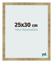 Photo Frame 25x30cm Gold Antique MDF Bologna Front Size | Yourdecoration.co.uk
