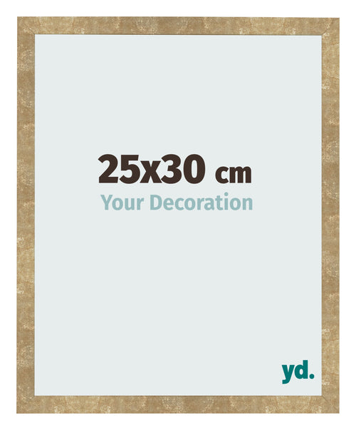 Photo Frame 25x30cm Gold Antique MDF Bologna Front Size | Yourdecoration.co.uk