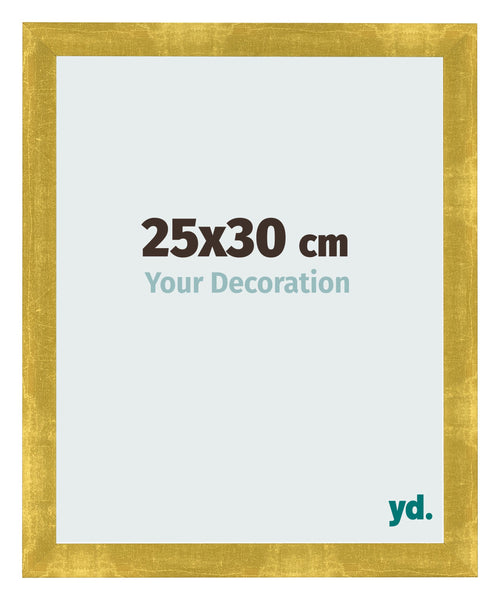 Photo Frame 25x30cm Gold Vintage MDF Pisa Front Size | Yourdecoration.co.uk