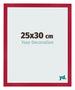 Photo Frame 25x30cm Red MDF Bologna Front Size | Yourdecoration.co.uk