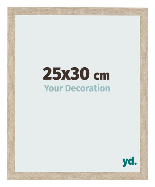 Photo Frame 25x30cm Sonoma Oak MDF Bologna Front Size | Yourdecoration.co.uk