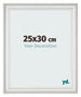 Photo Frame 25x30cm White Swept MDF Lazio Front Size | Yourdecoration.co.uk
