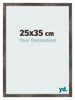 Photo Frame 25x35 cm Oxidized Metal MDF Bologna Front Size | Yourdecoration.co.uk