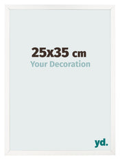Photo Frame 25x35 cm White High Gloss MDF Bologna Front Size | Yourdecoration.co.uk