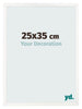 Photo Frame 25x35 cm White High Gloss MDF Bologna Front Size | Yourdecoration.co.uk