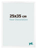 Photo Frame 25x35 cm White Matte MDF Bologna Front Size | Yourdecoration.co.uk
