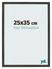 Photo Frame 25x35cm Anthracite MDF Bologna Front Size | Yourdecoration.co.uk