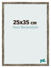 Photo Frame 25x35cm Blue Gold Melange MDF Bologna Front Size | Yourdecoration.co.uk